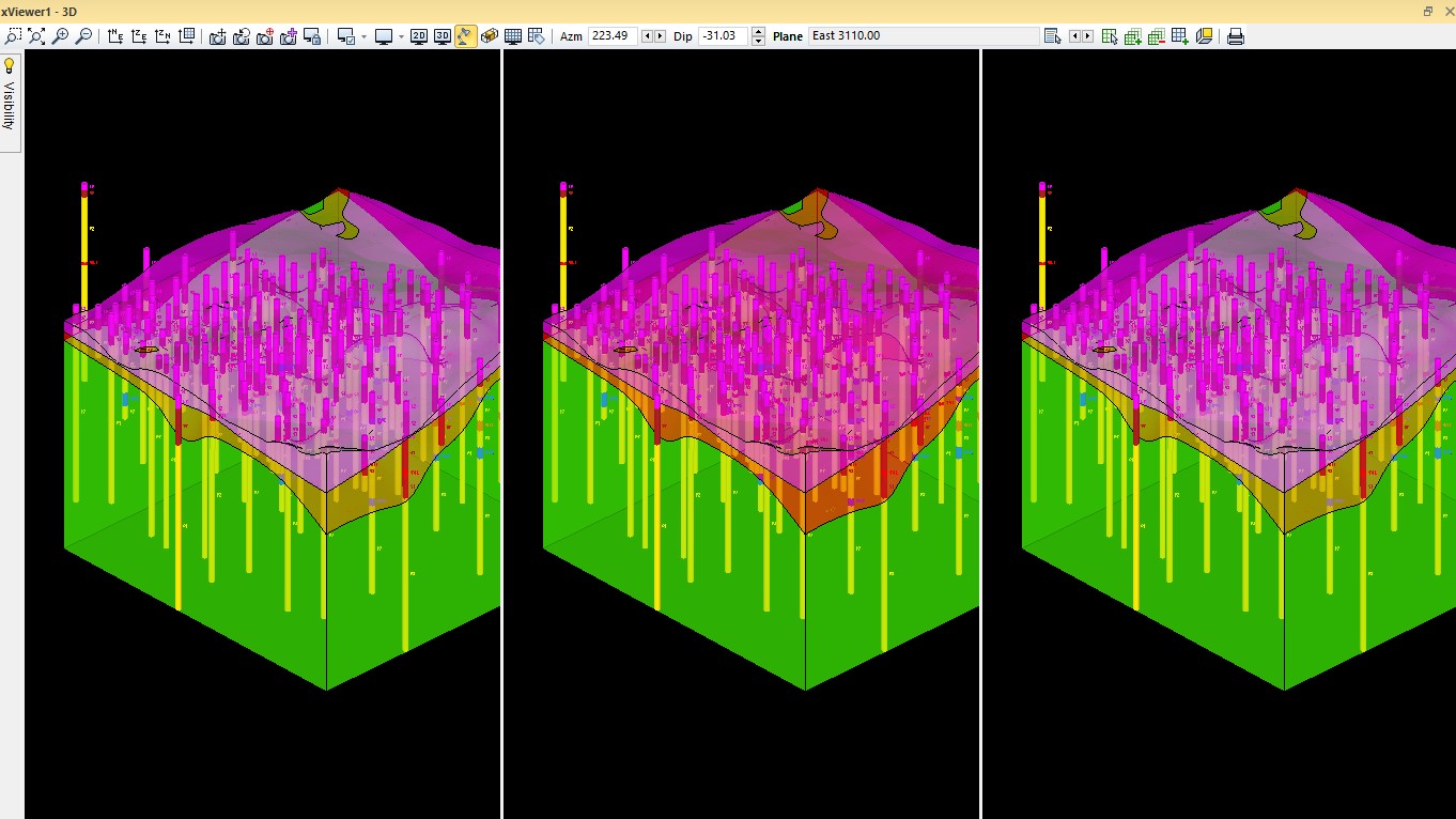 MineSight – Modelamiento geológico implícito