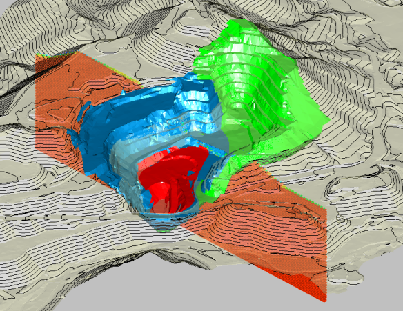 MineSight Project Evaluator – Planeamiento a largo plazo – Open Pit